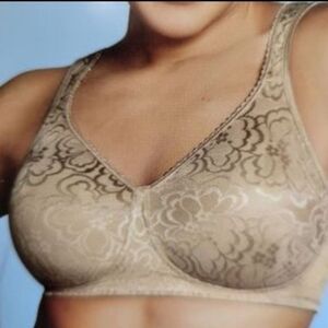 NEW 42DDD SIDE SUPPRT FULL COVER NUDE COMFORT PLAYTEX 18 HR 4745 42F 42 BRA NWT